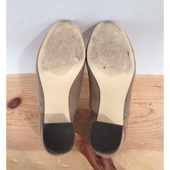 JustFab Tan Ankle Boots with Stud Detail - Picture 5 of 11